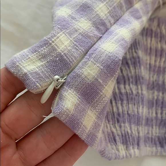 GINGHAM CROPPED TOP - Picture 8 of 10